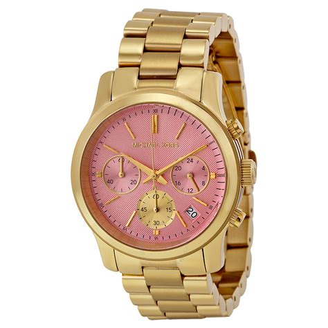 michael kors runway stainless steel women& 39|Michael Kors runway watch.